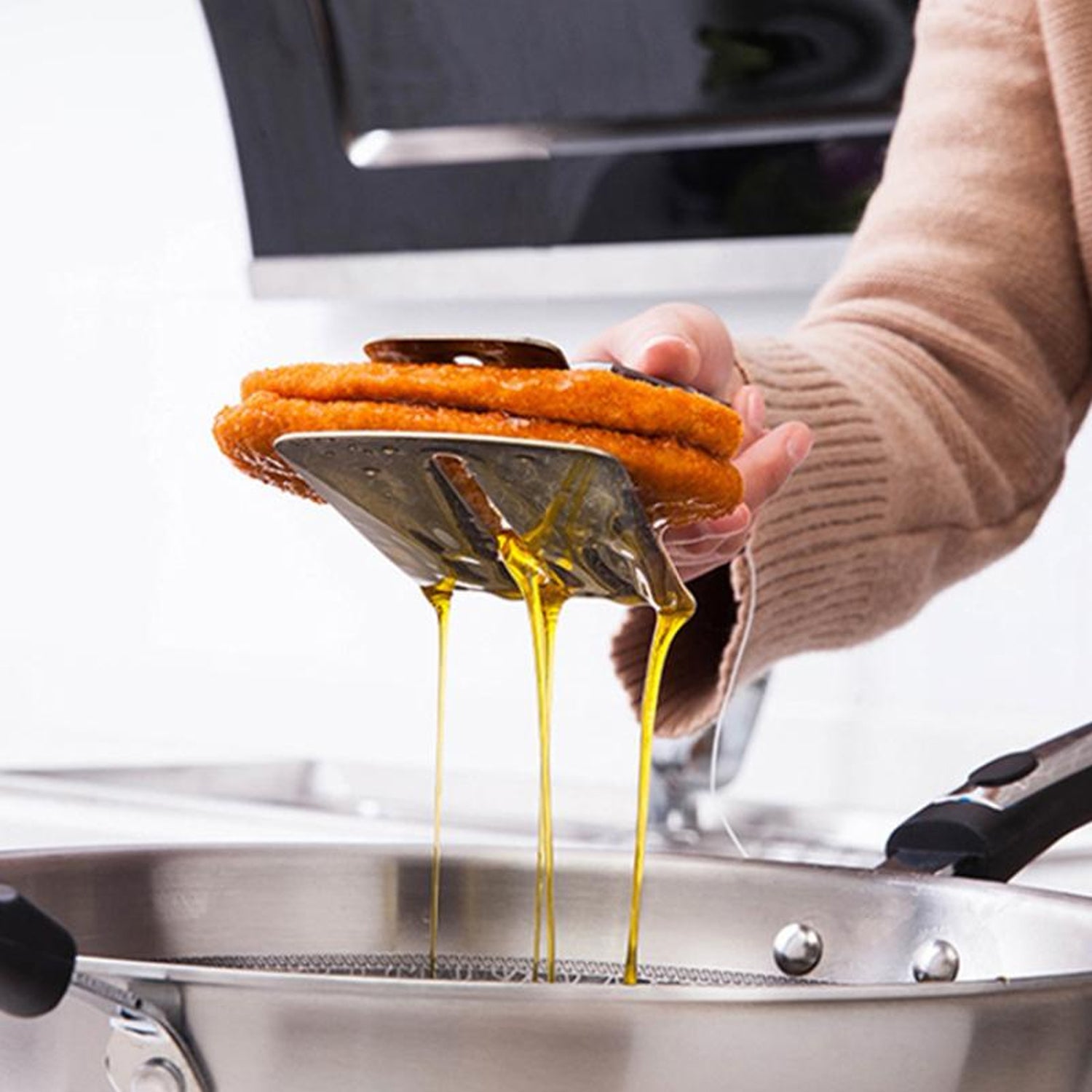 2919 MULTIFUNCTION COOKING SERVING TURNER FRYING FOOD TONG. STAINLESS STEEL STEAK CLIP CLAMP BBQ KITCHEN TONG. DeoDap 2919 MULTIFUNCTION COOKING SERVING TURNER FRYING FOOD TONG. STAINLESS STEEL STEAK CLIP CLAMP BBQ KITCHEN TONG. DeoDap